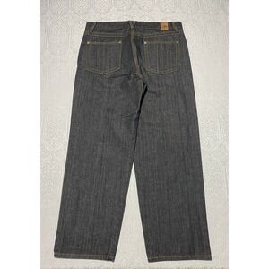 M Jeans Mens Dark Wash Denim Straight Wide Leg Casual Jeans Size 40×32